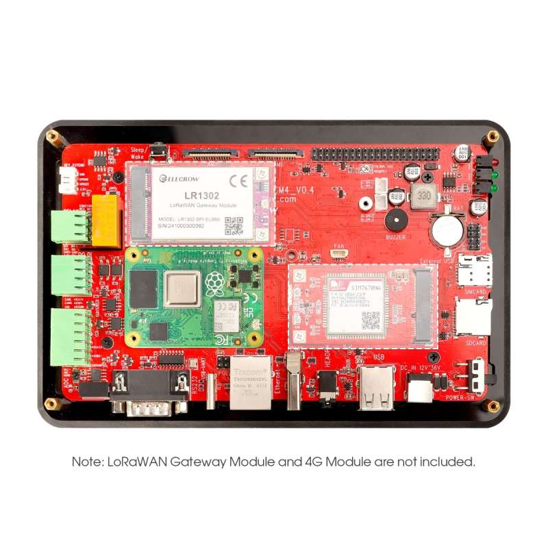 Pi Terminal-7” 1024*600 IPS HMI CM4 Panel All-In-One Module Raspberry ...