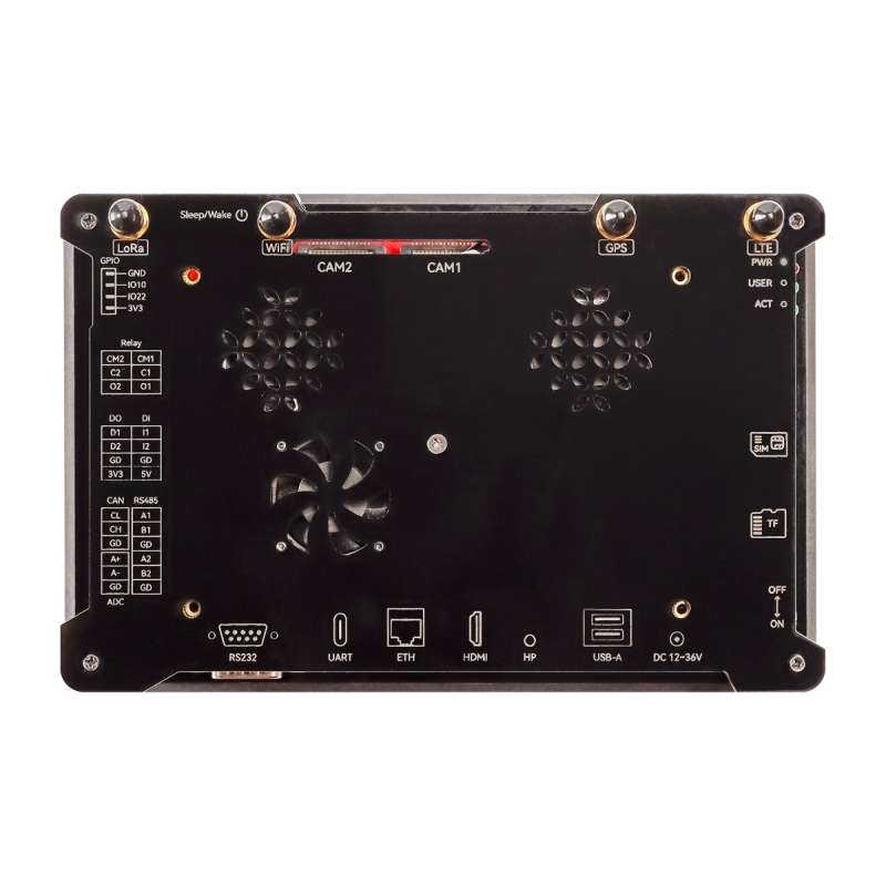 Pi Terminal-7” 1024*600 IPS HMI CM4 Panel All-In-One Module Raspberry ...