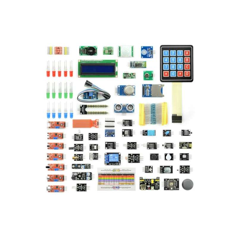 Set of sensors and modules + box - 65 elements