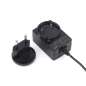 Power supply, power adapter, 12V/1A, DC jack output, OD 5.5mm, ID 2.1mm,  EU Plugs (WS-24934)