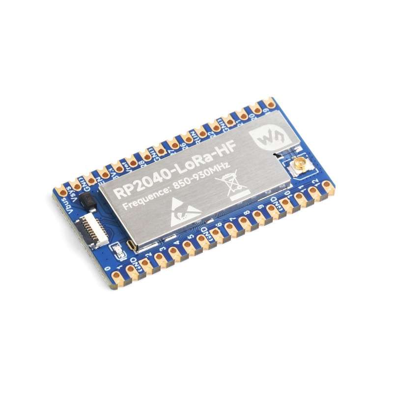 RP2040-LoRa Development Board, Integrates HF SX1262 RF Chip, Long-Range Communication, HF Band (WS-26591)