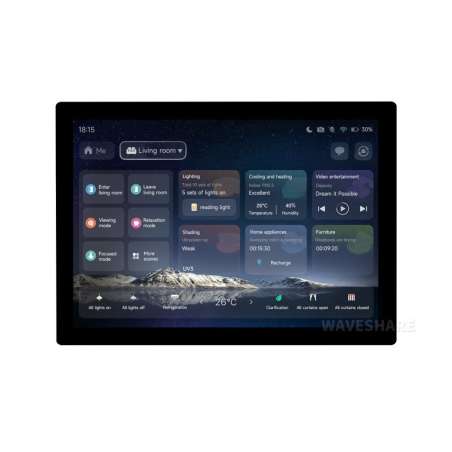 14inch 2K Capacitive Touch Display, 2160×1440, High Resolution, 10-Point Touch, Optical Bonding Glass Panel (WS-28505)