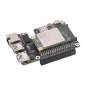 PCIe to MiniPCIe / Gigabit Ethernet / USB 3.2 Gen1 HAT for Raspberry Pi 5, Supports MiniPCIe 4G  (WS-28557)