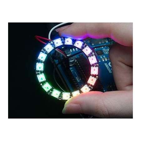 NeoPixel Ring - 16 x WS2812 5050 RGB LED with Drivers (Adafruit 1463)