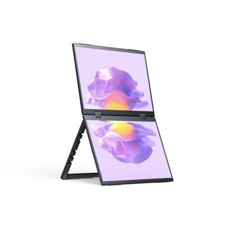 15.6inch Dual-Screen Portable Monitor, Dual-1080p 100%sRGB, 178° Wide Angle, Gravity Sensor, Hi-Fi Speaker (WS-28645)