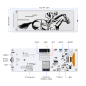 CrowPanel ESP32 5.79” E-paper HMI Display with 272x792 Resolution Black/White Color Driven By SPI Interface (ER-DIS08792E)