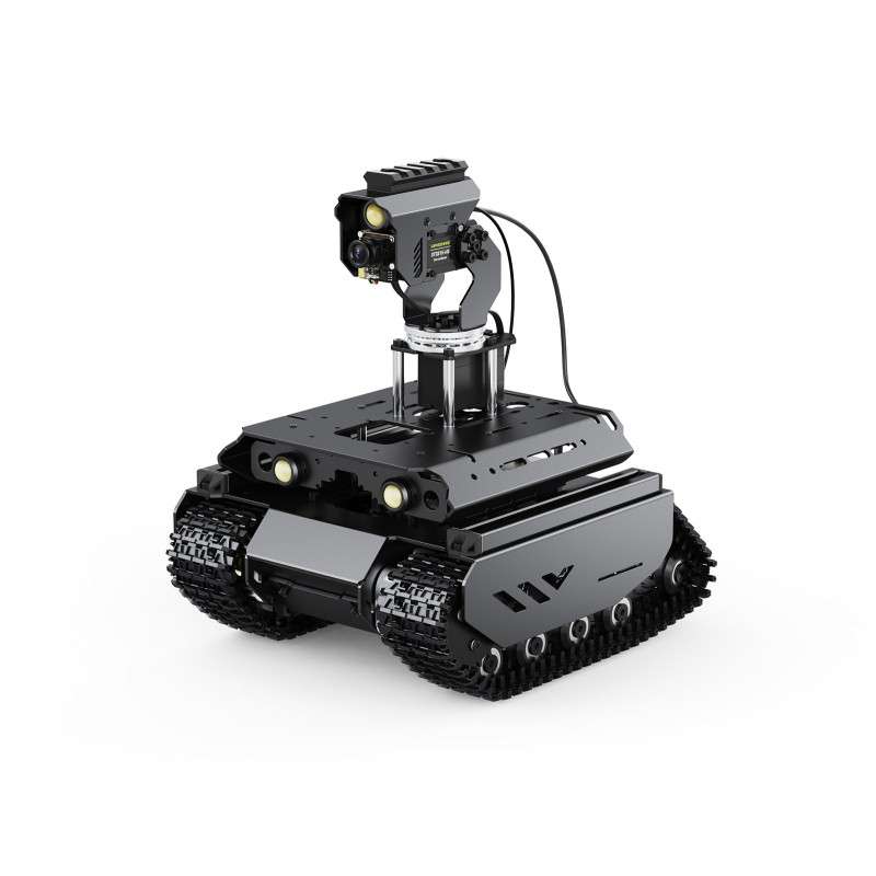 UGV Beast Open-source Off-Road Tracked AI Robot, Dual controllers, All-metal Body, for Raspberry Pi 4B (WS-27326)