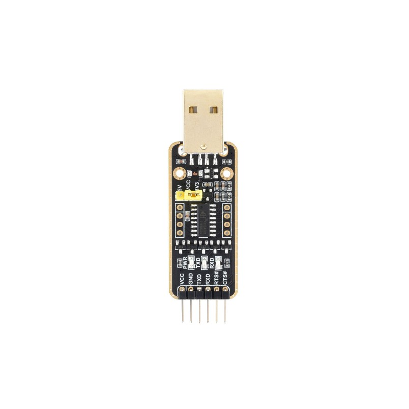 USB To UART Module, Type-A Connectors, High Baud Rate Transmission (WS-21442)