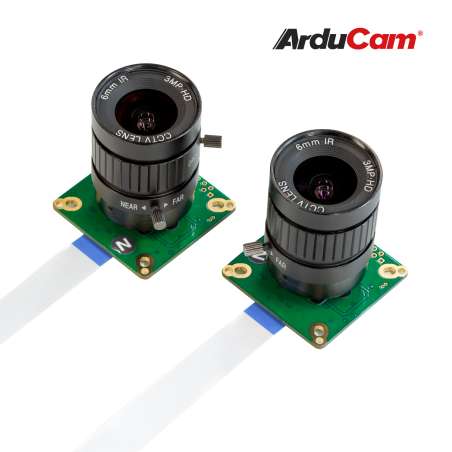 Arducam 12MPx2 Synchronized Stereo Camera Bundle Kit for NVIDIA Jetson Nano/Xavier NX/AGX Orin/Orin Nano/Orin NX