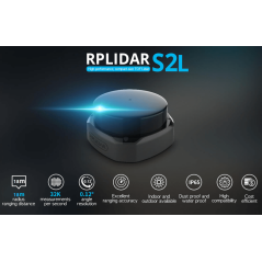 RPLiDAR S2L - ToF LiDAR 360° Laser Range Scanner (18m, 5V, UART, IP65)