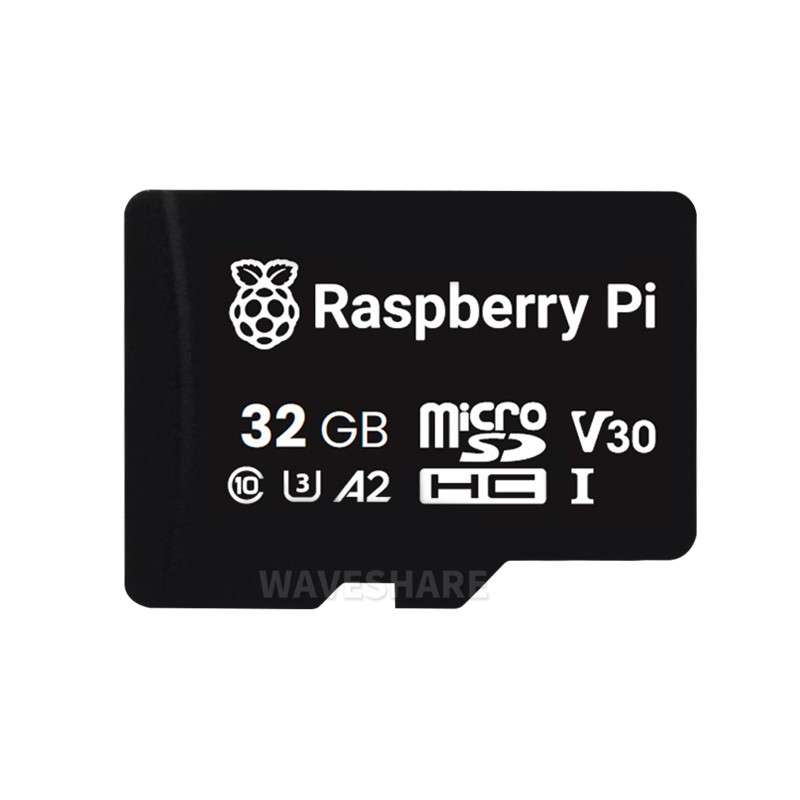 Official Raspberry Pi 32GB Class A2 SD Card, Compatible With microSDHC and microSDXC Host Devices