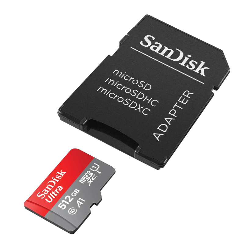 SanDisk MicroSDX Ultra 512GB + SD adaptér (SDSQUAC-512G-GN6MA)