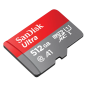 SanDisk MicroSDX Ultra 512GB + SD adaptér (SDSQUAC-512G-GN6MA)