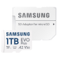 Samsung EVO Plus micro SDXC, 1TB + SD adaptér