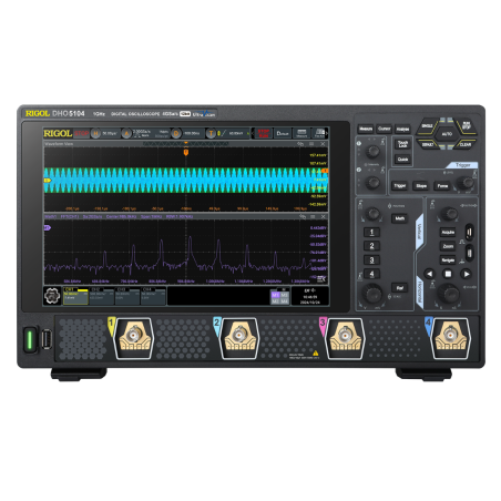 Osciloskop DHO5104 4x1GHz, 1EXT Channel, Real-Time Sample Rate 4GSa/S, 12-Bit, 10.1'' 1280x800 Touch