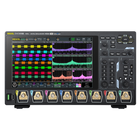 Osciloskop DHO5108 8x1GHz, 1EXT Channel, Real-Time Sample Rate 4GSa/S, 12-Bit, 10.1'' 1280x800 Touch