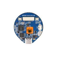 RP2350 MCU Board, With 1.28inch Round Touch LCD, Dual-core, 240×240 Pixels, 65K Color, IPS Panel (WS-29025)