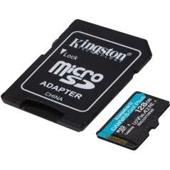 KINGSTON Canvas GO! Plus Micro SDXC 128GB Class 10, UHS-I, U3, V30, A2 (SDCG3/128GB)