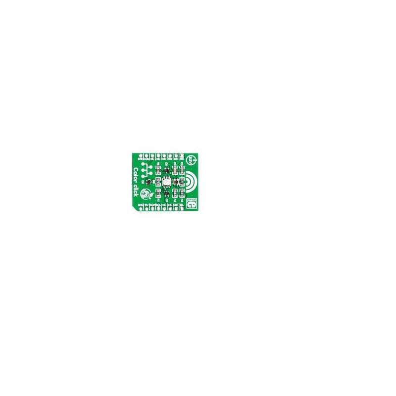 Color click (Mikroelektronika) TCS3471 color light sensor