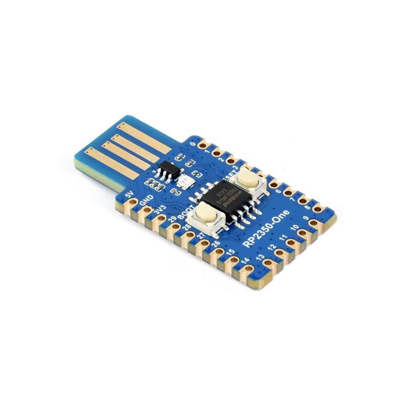 Waveshare RP2350-One, Onboard Type-A Plug, 4MB Flash Raspberry Pi ...