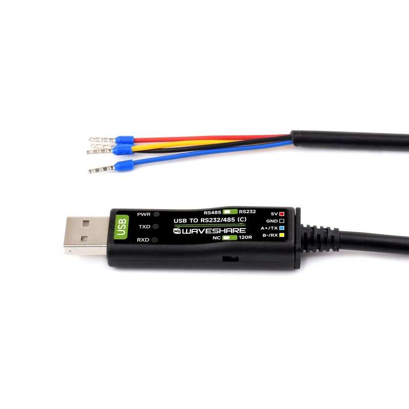 USB To RS232/485 Serial Cable, FT232RNL  Signal Indicators, Multi-OS Compatible & Multi-device (WS-29573)