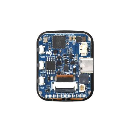 RP2350 Microcontroller Dev.Board, With 1.69inch Touch LCD, Accelerometer, Gyroscope Sensor (WS-30126)