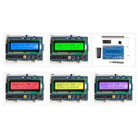 LCD 16x2 RGB Positive+Keypad Kit for Raspberry Pi (Adafruit 1109)