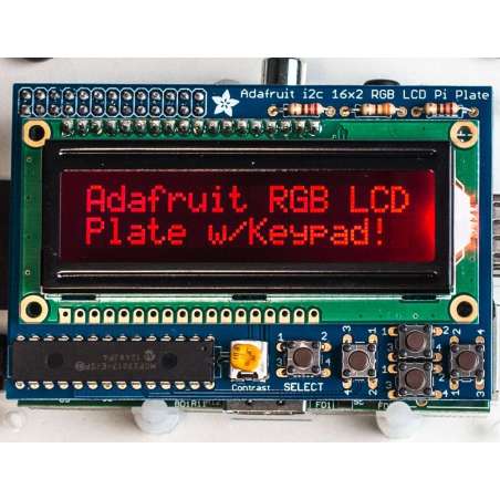 LCD16x2 RGB Negative+Keypad Kit for Raspberry Pi (Adafruit 1110)
