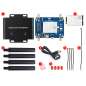 5G RM520N-GL  DONGLE Expansion Board, USB 3.2 Port, Case, Quad Antennas, M.2 Key B (WS-30237)