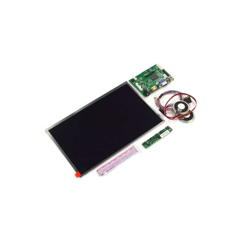 10.1" IPS display  1280x800 IPS HDMI/VGA/AV Display (Compatible with Raspberry Pi,..)  FIT0476