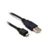 USB A PLUG TO USB B MICRO PLUG , 1.8M, BLACK (VCOM CU271-018-PB) USB A PLUG TO USB B MICRO PLUG , 1.8M, BLACK (VCOM CU271-018-PB)