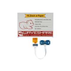 10.2inch e-Paper display (G), E-ink display, 960x640, Red/Yellow/Black/White, SPI (WS-31124) with driver HAT
