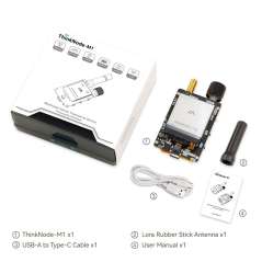 ThinkNode M1 LoRa Meshtastic Transceiver | With 1.54" EPD Screen|GPS function nRF52840-868MHz - Without Case