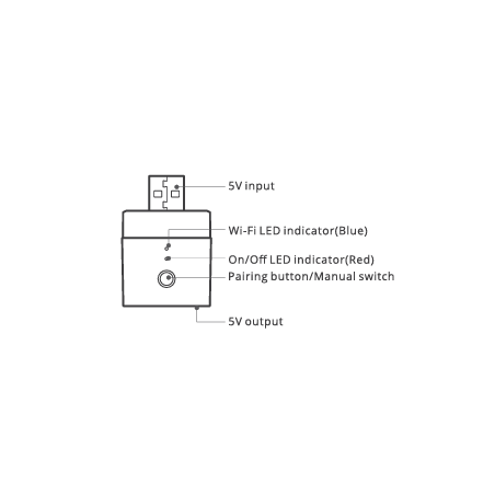 SONOFF Micro - 5V Wireless USB Smart Adaptor (M0802010006)