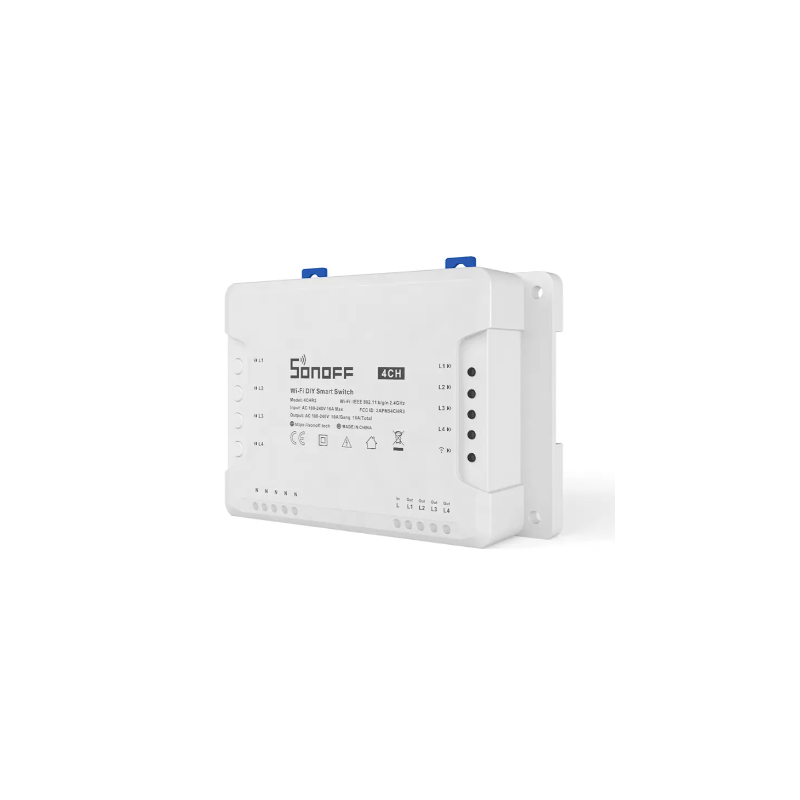 M0802010003 SONOFF 4CHR3 4-Gang Wi-Fi DIY Smart Switch With RF Control (M0802010003) M0802010003 SONOFF 4CHR3 4-Gang Wi-Fi DIY Smart Switch With RF Control (M0802010003)