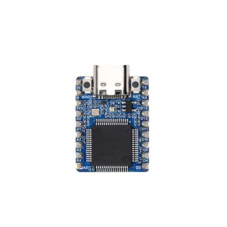 RA4M1-Zero Mini Dev.Board, 32-bit MCU-RA4M1, 48MHz, Built-in FPU, Supports Firmware Encryption (WS-30662)