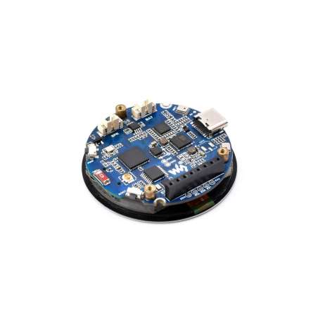 ESP32-S3 1.75inch AMOLED Round Touch Display Dev.Board, 32-bit LX7 Dual-core, 466×466 QSPI Microphone Array (WS-31261)