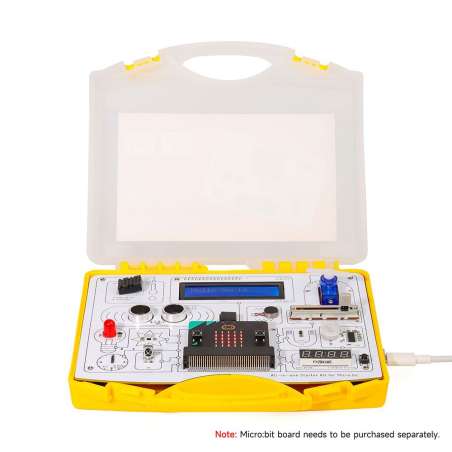 All-in-one Starter Kit for Micro:bit with Common Board design: 13 Modules and 21 Lessons (ER-SEM00006D)