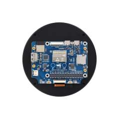 ESP32-P4 3.4 Round Touch Display Dev.Board, 800×800 Dual Microphones, Support Wi-Fi 6/BT5 (LE)  (WS-31523)