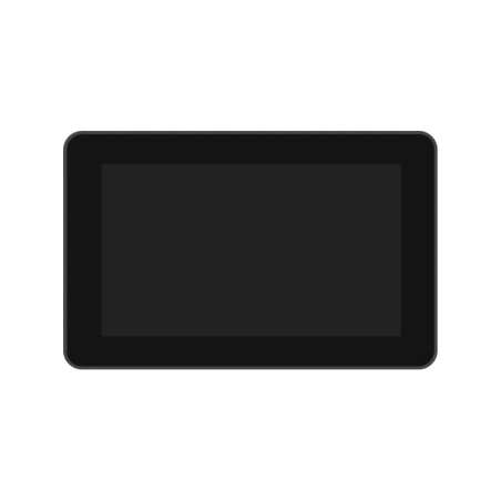 7inch 720×1280 Industrial HMI All-in-one Touch Display  Raspberry Pi 4/5, Dual 4K HDMI Touch, Al Case (WS-31549)