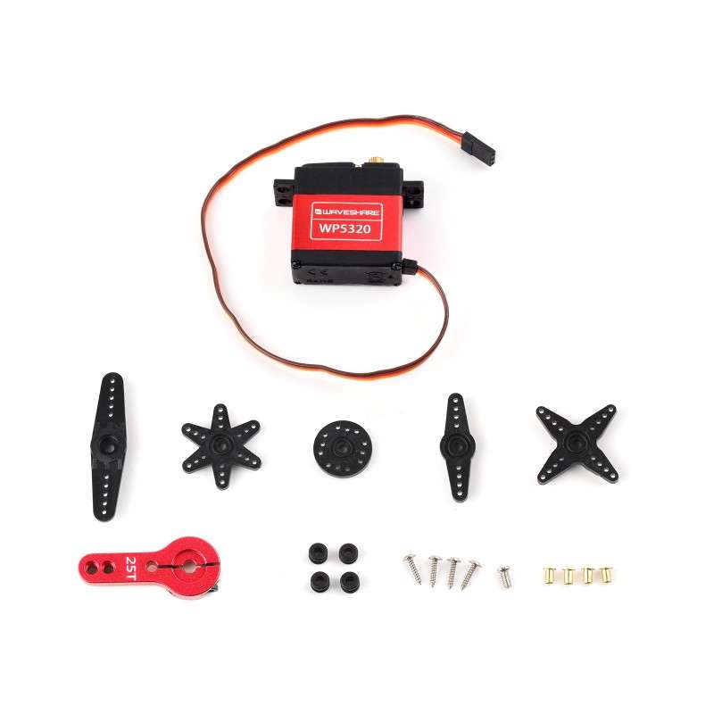 20kg.cm Large Torque 180° Digital Servo WP5320, Waterproof,Dustproof (WS-31512) 20kg.cm Large Torque 180° Digital Servo WP5320, Waterproof,Dustproof (WS-31512)