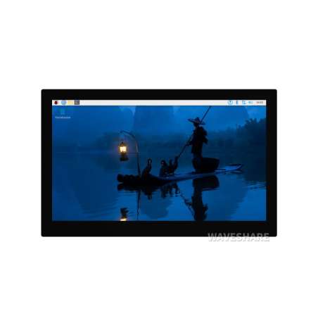 13.3inch HDMI Touch Display, 10-Point Touch, 1920×1080, Type-C/HDMI,  Metal Cover (WS-31674)