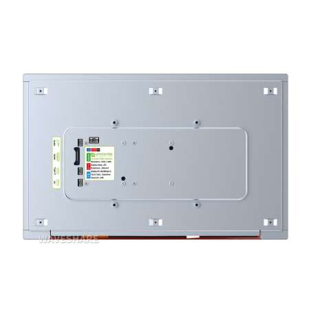 13.3inch HDMI Touch Display, 10-Point Touch, 1920×1080, Type-C/HDMI,  Metal Cover (WS-31674)