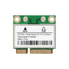 Wireless MINIPCIE RTL8852BE NIC, Gigabit Dual-Band Wi-Fi 6, 802.11AX, Bluetooth 5.2 (WS-31594)