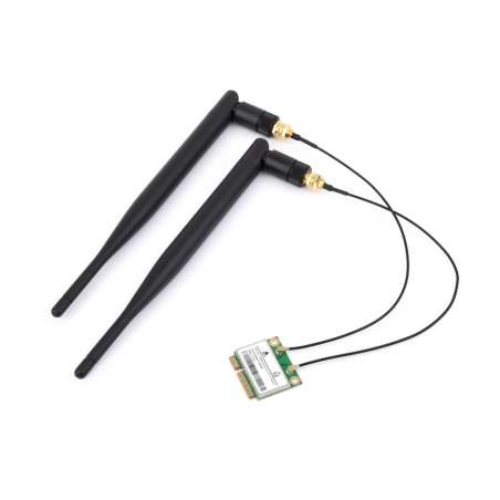 Wireless MINIPCIE RTL8852BE NIC, Gigabit Dual-Band Wi-Fi 6, 802.11AX, Bluetooth 5.2 (WS-31594)