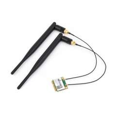 Wireless MINIPCIE AX210 NIC, Gigabit Tri-Band Wi-Fi 6E, 802.11AX Standard, Bluetooth 5.3 (WS-31593)