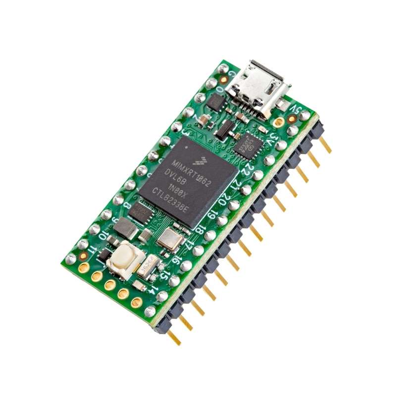 Teensy 4.0 (Headers) ARM Cortex-M7 600MHz, NXP iMXRT1062,1024K RAM, 2048K Flash,USB,CAN,I2S Teensy 4.0 (Headers) ARM Cortex-M7 600MHz, NXP iMXRT1062,1024K RAM, 2048K Flash,USB,CAN,I2S