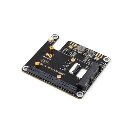 PCIe TO MiniPCIe Adapter For Raspberry Pi 5, MiniPCIe Wireless NIC, USB BT High-Speed (WS-31534)