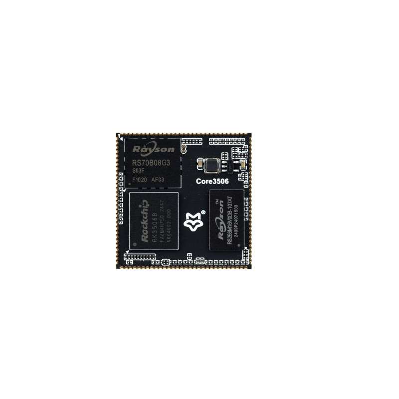 Luckfox Core3506 Core Board Rockchip RK3506B 512MB DDRL3, 8GB eMMC, Triple-core Cortex-A7, Cortex-M0 (WS-31148) Luckfox Core3506 Core Board Rockchip RK3506B 512MB DDRL3, 8GB eMMC, Triple-core Cortex-A7, Cortex-M0 (WS-31148)