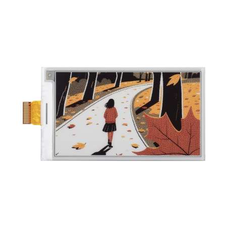 3.7inch E-Paper Display (G), E-Ink Display, 416×240, Red/Yellow/Black/White, SPI (WS-31065)